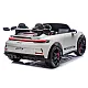 Vaikiškas baltas elektrinis automobilis Porsche GT3 DK-P911