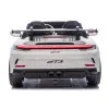 Vaikiškas baltas elektrinis automobilis Porsche GT3 DK-P911