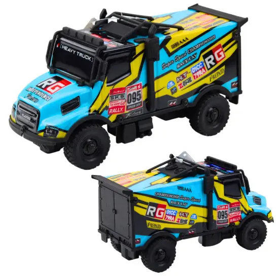 Offroad Car Drive Lights Sounds Orange Blue Žaisliniai automobiliai