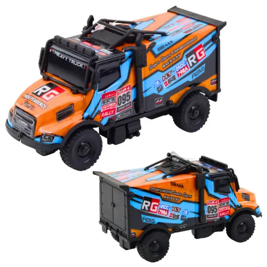 Offroad Car Drive Lights Sounds Orange Blue Žaisliniai automobiliai