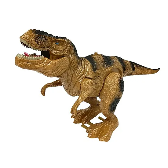 Brown battery-powered dinosaur Tyrannosaurus Rex Dinosaurs