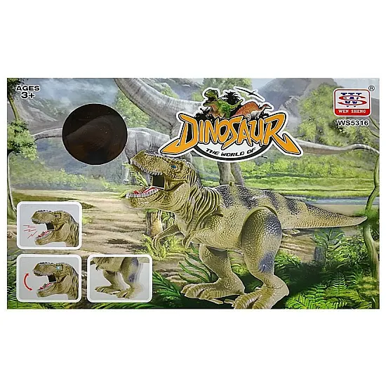 Brown battery-powered dinosaur Tyrannosaurus Rex Dinosaurs