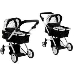 „Alice Deep“ lėlių vežimėlis 2 viename