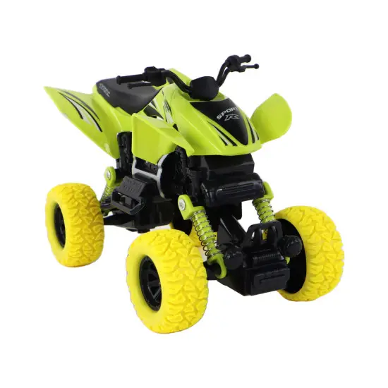 XC Quad Vehicle Friction Drive Green Žaisliniai automobiliai