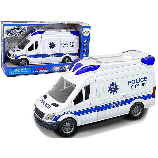 Interactive Police Radio Car  Light and sound effects ! Opening doors Žaisliniai automobiliai