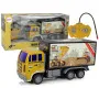 Remote-controlled construction truck 1:24 yellow