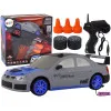 Nuotoliniu būdu valdomas sportinis automobilis R/C 1:24 pilkos spalvos keičiamais ratais Radijo bangomis valdomi žaislai