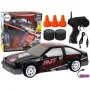 Дистанционно управляемый спортивный автомобиль R/C 1:24 с черными сменными колесами