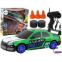 Дистанционно управляемый спортивный автомобиль R/C 1:24, зеленый, сменные колеса