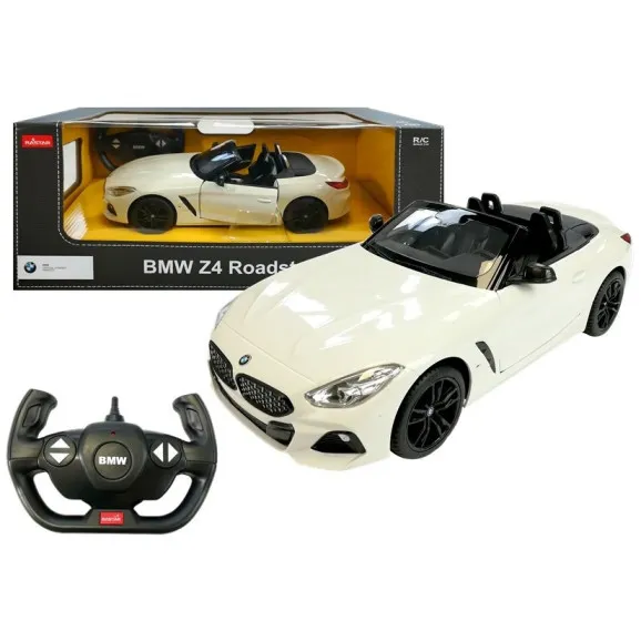 Automobilis R/C BMW Z4 Roadster Rastar 1:14 Baltas Radijo bangomis valdomi žaislai