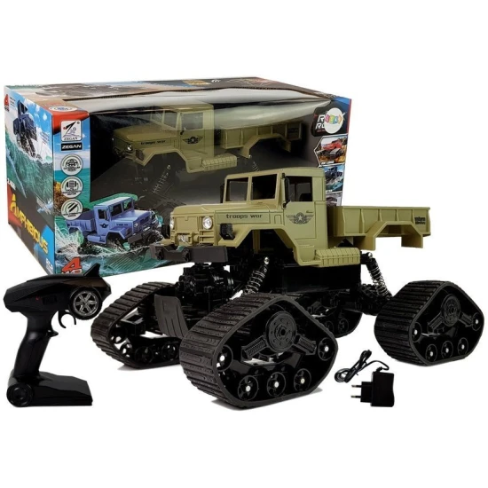 Auto Pickup Terrain 1:12 Nuotoliniu būdu valdomos R/C trasos geltonos spalvos Radijo bangomis valdomi žaislai