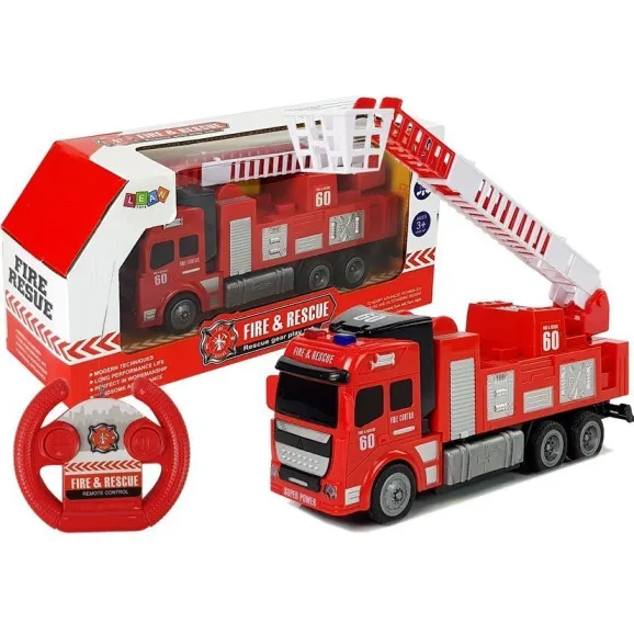 R/C nuotoliniu būdu valdomas gaisrinis automobilis Radijo bangomis valdomi žaislai