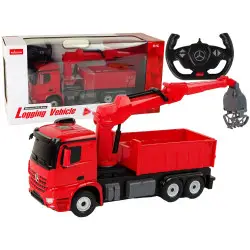 Mercedes Rastar Grab Truck Raudona