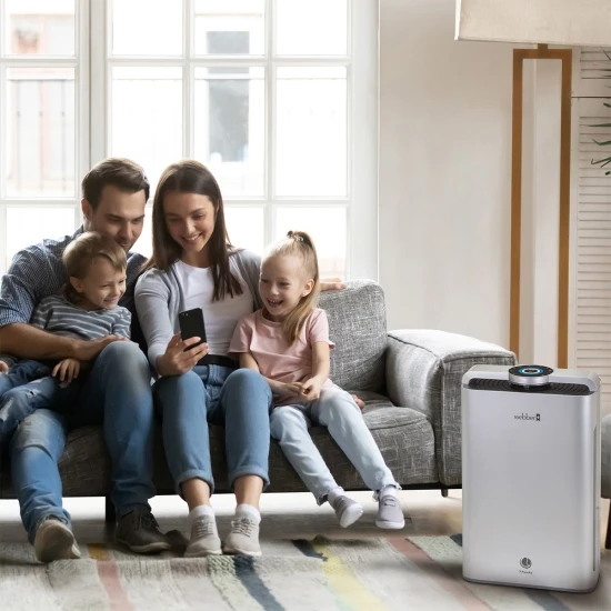 Oro valytuvas sidabrinės spalvos WI-FI  WEBBER AP9700 Elektronika ir buitiniai prietaisai WEBBER