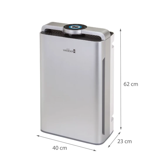 Oro valytuvas sidabrinės spalvos WI-FI  WEBBER AP9700 Elektronika ir buitiniai prietaisai WEBBER