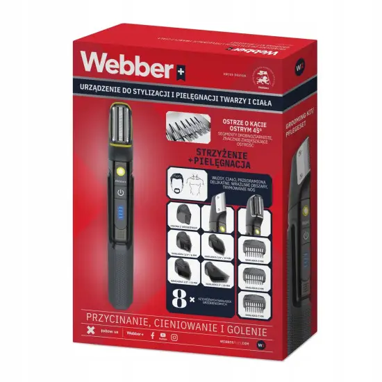 Vyrams skirtas belaidis skustuvas Webber BG-600“ Elektronika ir buitiniai prietaisai WEBBER