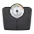 Klassikalised mehaanilised vannitoakaalud, kandevõime kuni 180 kg, mustad, WEBBER BMI