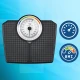 Classic Mechanical Bathroom Scale up to 180 kg Black WEBBER BMI Elektronika ir buitiniai prietaisai ELDOM
