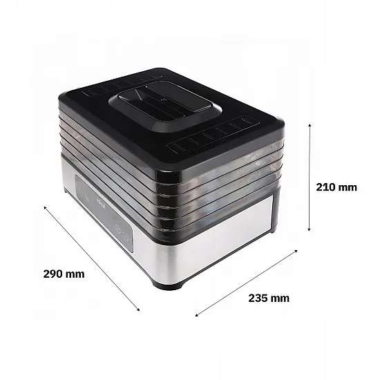 Large Food Dehydrator for Mushrooms Fruits Vegetables IDEAL INOX + Convection 400W + Timer Elektronika ir buitiniai prietaisai IDEAL