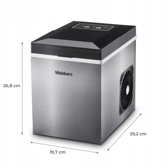 Ledo gaminimo aparatas kubeliams ir smulkintam ledui  WEBBER 165 W Elektronika ir buitiniai prietaisai WEBBER