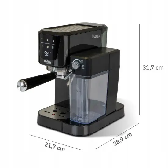 Pressure Coffee Maker Semi-Automatic Portafilter WEBBER L7 Elektronika ir buitiniai prietaisai WEBBER