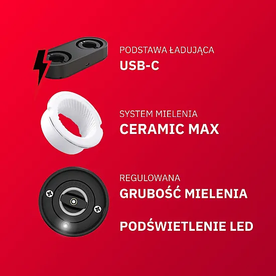 Elektrinis druskos ir pipirų malūnėlis Elektronika ir buitiniai prietaisai WEBBER