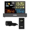 Weather station black with DCF METEO SP110C
