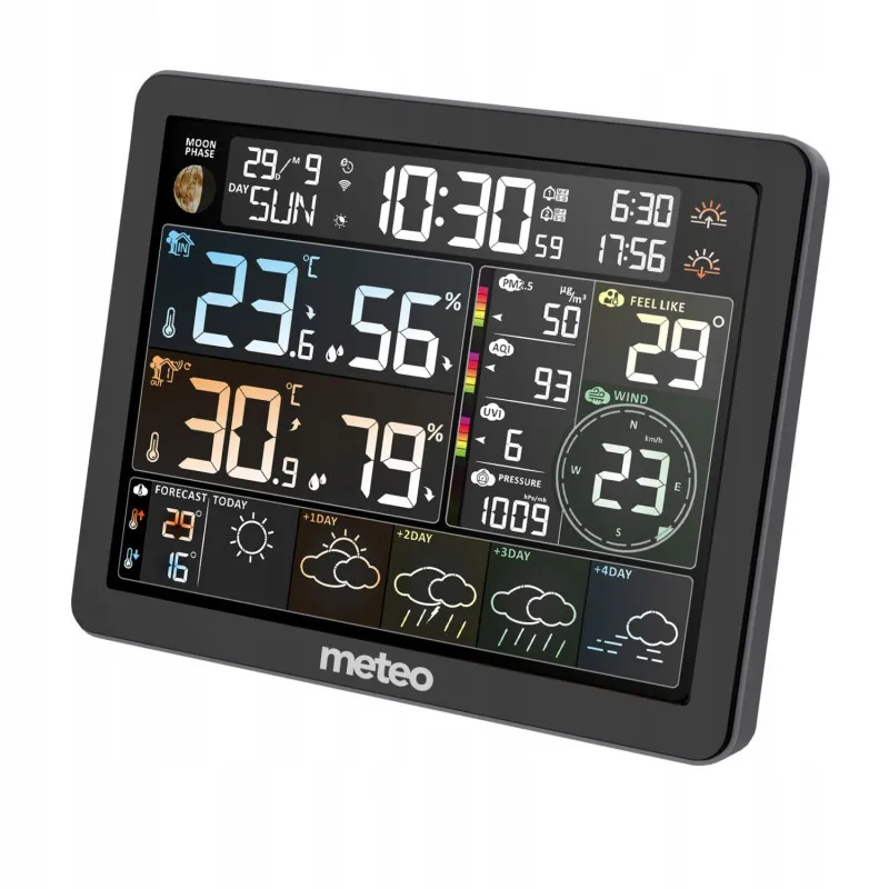 Meteorologinė stotis + oro taršos matuoklis Elektronika ir buitiniai prietaisai METEO