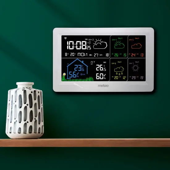 Meteorologinė stotis su orų prognoze Elektronika ir buitiniai prietaisai METEO