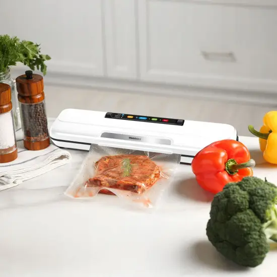 Baltas vakuuminis pakavimo aparatas, 110 W Elektronika ir buitiniai prietaisai WEBBER
