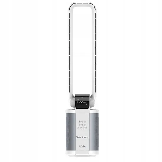 WEBBER WB1820 baltas ventiliatorius su drėkintuvu