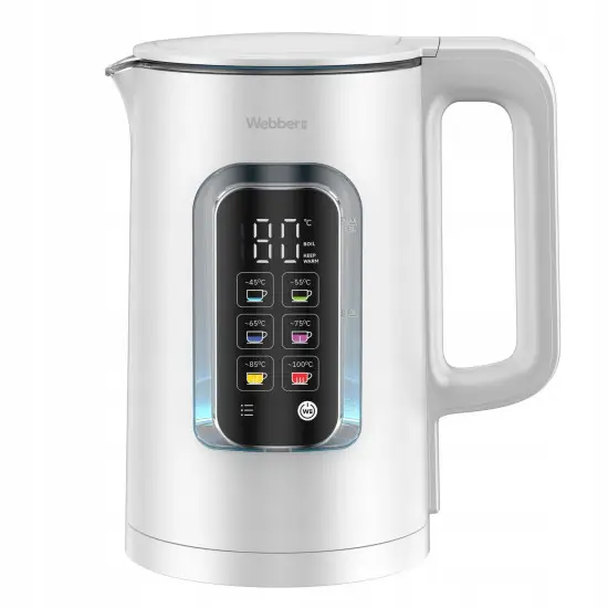Elektrinis virdulys su temperatūros reguliatoriumi  Webber WK110 ELIYA 1,5L Elektronika ir buitiniai prietaisai WEBBER