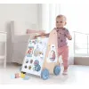 Medinė vaikštynė su stumimo rankena ECOTOYS