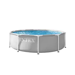 Apvalus pilkas sodo baseinas su rėmu 305 x 76 cm INTEX 26700ND