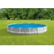 Saulės šildymo dangtis baseinui, 457 cm