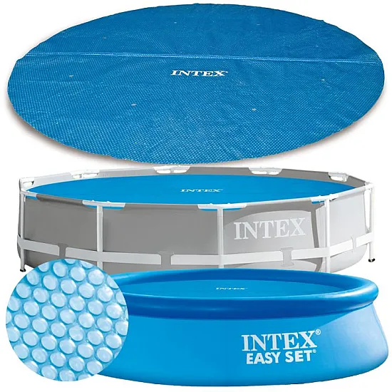 Saulės energija veikiantis baseino dangtis, 549 cm, INTEX 28015