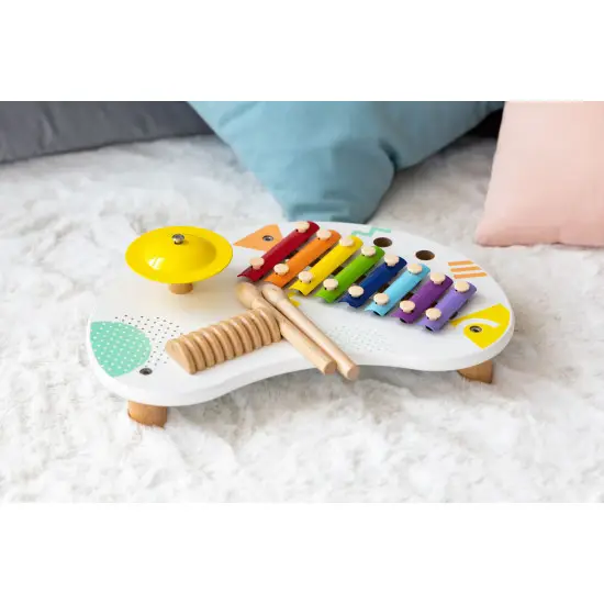 Stalas su muzikos instrumentais: cimbolai +18 m Muzikos instrumentai ECOTOYS
