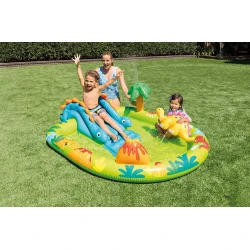 Pripučiamas vaikų baseinas su vandens žaidimų aikštele INTEX 57166