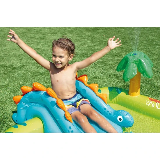Pripučiamas vaikų baseinas su vandens žaidimų aikštele INTEX 57166