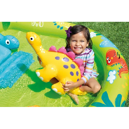 Pripučiamas vaikų baseinas su vandens žaidimų aikštele INTEX 57166