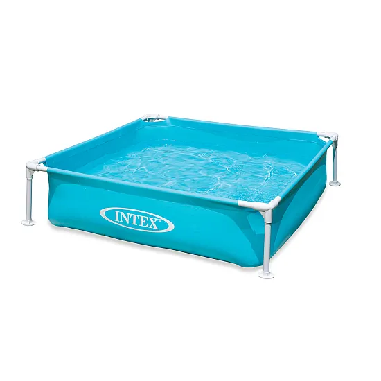 Kvadratinis vaikų baseinas su rėmu 122 x 122 x 30 cm INTEX 57173