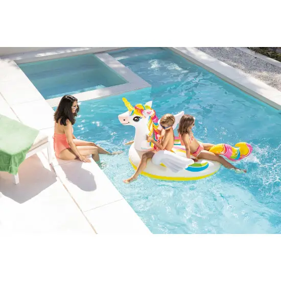 Pripučiamas rožinis čiužinys Intex 57561