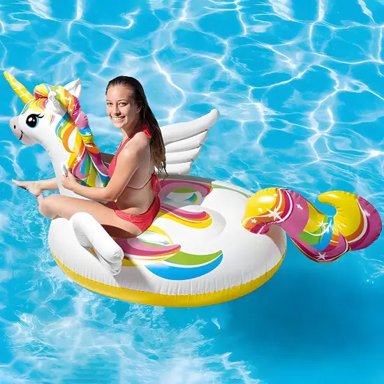 Pripučiamas rožinis čiužinys Intex 57561