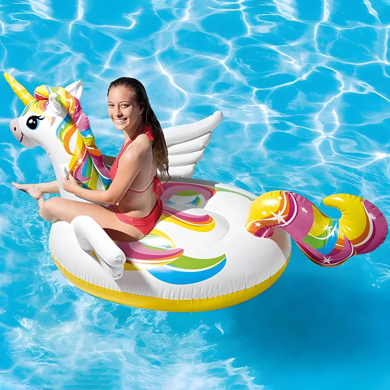 Pripučiamas rožinis čiužinys Intex 57561