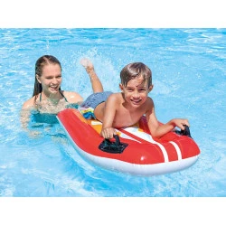 Raudona pripučiama lenta su rankenomis vaikams INTEX