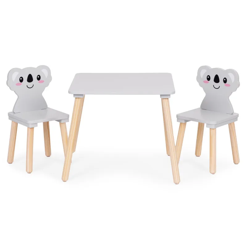Vaikų baldų komplektas: stalas + 2 kėdės Koala Vaikų baldai ECOTOYS