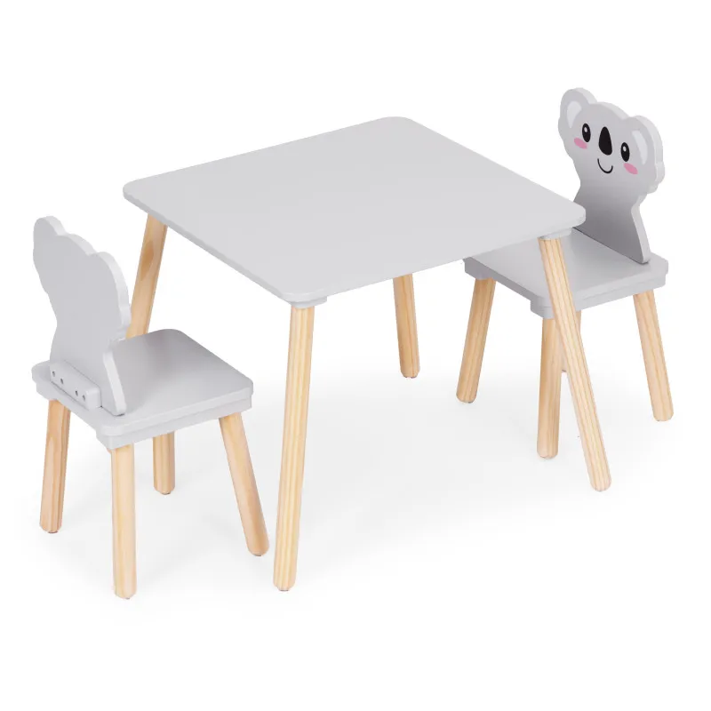 Vaikų baldų komplektas: stalas + 2 kėdės Koala Vaikų baldai ECOTOYS