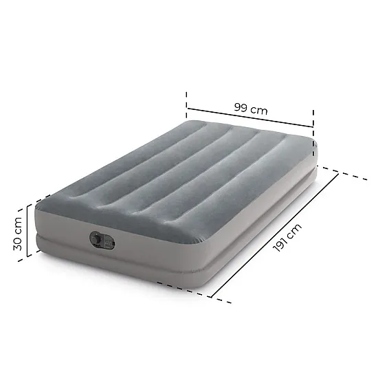 Single-person inflatable mattress, 191x99x30 cm  INTEX 64112