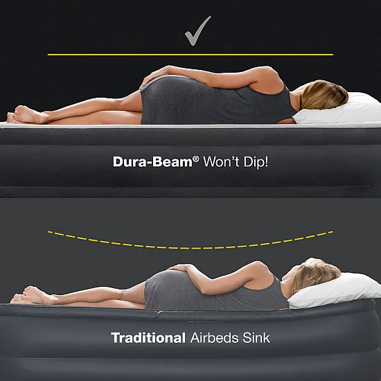 Single-person inflatable mattress, 191x99x30 cm  INTEX 64112