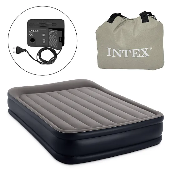 Pripučiamas čiužinys 203 x 152 cm su siurbliu INTEX 64136ND